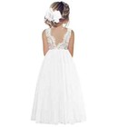 Flower Girl Dress Baby Kids Summer Princess Party Lace Wedding Birthday Dresses