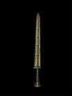 Ancient Roman Old Bronze Gold   Silver Gilded Rare Big Sword 200 Bc 66cm
