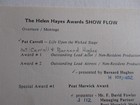 The Helen Hayes Awards 1988 Show Flow Documents 
