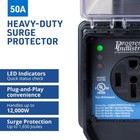 Ssp-50xl Progressive Industries 50 Amp Smart Surge Guard Rv Electrical Protector