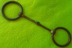 Larry Gay Handmade Sweet Iron Loose Ring Snaffle Bit   5  Square Stock Mouth