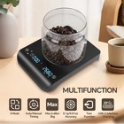 Mini Coffee Scale With Timer 3kg 0 1g Accurate Rechargeable Espresso Scale Fo
