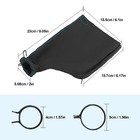 4pcs Universal Miter Saw Dust Collection Bag W  Zipper Adjustable Stand Woodwork