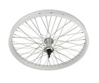 20 x2 125 Bmx Bike Alloy Front Or 9t Cog Rear Wheel 48 Spoke Sealed Bearing Whit