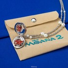 Disney X Rocklove New  disney Moana 2  Sea Star Enameled Locket Necklace