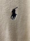 Size Large - Men s Polo Ralph Lauren Sweater 100  Cotton Cafe Cream Beige Sail