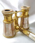Antique Lemaire Fabt - Mother Of Pearl French Opera binoculars - Rare Design