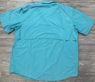 Magellan Outdoors Fish Gear Fishing Shirt Men   s 2xl Blue Button-down Pockets
