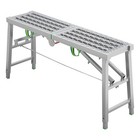 55 x16  Portable Scaffolding Platform  Folding Steel Step Ladder Adjustable Heig