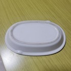 Vintage Rare Michelin Man Bibendum Tire Ashtray White Oval Accessory Case Japan