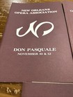 New Orleans Opera House Association Lot Of 5 Programs 1978 Vintage