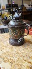Antique Japanese Meiji Bronze   Enamel Incense Burner  koro 