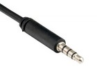 6ft 3 5mm Trrs Male To Male Audio   Microphone Trrs Cable  Black