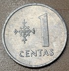 1991 Lithuania 1 Centas