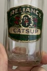 Vintage Reliance R f  Catsup Labeled Bottle  Seattle  Wash