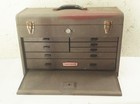 Vtg Craftsman Machinist Tool Box Chest 7 Drawer 20 5 8  Crown Logo  kennedy 520 