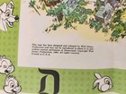 Original 1964 Disneyland  California Walt Disney Poster Map  