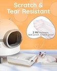 Drawstring Litter Box Liners 37 x18     Cat Litter Bags Fit For Pet Safe Scoopfree