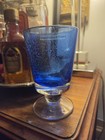 Blue Polish Pottery Cobalt Blue Glasses - Set Of 8