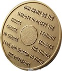 Recoverychip 4 Year Aa Medallion Premium Bronze Sobriety Chip Small  