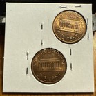1959-p   D Lincoln Memorial Cents  From Original Bu Rolls  Cherry Red       5909
