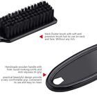 2 Pcs Soft Bristles Barber Blade Cleaning Clipper Trimmer Nylon Brush Comb Black