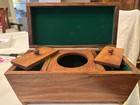 Antique Solid Wood Tea Caddy