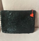 Betty Boop  X  Ipsy Glam Sequin Makeup Black Bag    Limited Edition