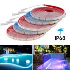 Led Strip Light 2835smd Waterproof Self-adhesive Tape Kitchen Cabinets Lighting