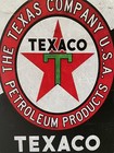 Texaco Motor Oil Sign  - The Texas Company - Petroleum Gas   Oil Vintage Style