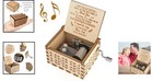 My Sunshine Wooden Music Box For Mom From Son  Vintage Hand-crank Gift