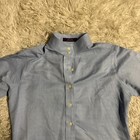 Child   s Size 16 Blue Essex Classics Long Sleeve Horseback Riding Show Shirt