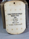Vtg 70s Campbell s Tomato Soup Can-temporaries Pop-art Memo Pad- Estate Find