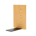 Wood Decorative Bookends non-skid Bookend For Shelves heavy Duty Oak Master