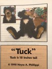 Pattern Jointed Fur Vintage Teddy Bear Doll Cloth Art Doll New Neysa A Phillippi