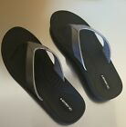 Black Okabashi Marina Slides Flip Flop Sandals Shoes Ml Arch Support 