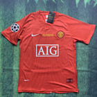 Cristiano Ronaldo Manchester United 2007-2008 Jersey - Retro Jersey - Mens Sizes