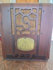 Htf Vtg Air Castle Am sw Battery Operated Tombstone Radio Unknown Model 