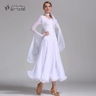 Modern Ballroom Dance Dress     Waltz Gown With Large Flowing Skirt