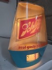 Vtg 1960 s Shlitz Lighted Bar Clock With Motion Man Cave Decor Advertising Sign
