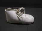 Vintage Infant Boys Girls Buster Brown White Baby Crib Shoes Size 4 Bin Sh1