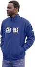 Nhl Officially Licensed Full Zip Sweatshirt Unisex-adult Team Color 55 Cotton