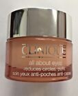 Clinique All About Eyes Reduces Circles  Puffs 0 5oz 15ml Eye Cream New Unboxed