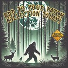 Bigfoot Ufo Patch Iron-on Applique Sci-fi Badge Alien Myth Legend Cryptid