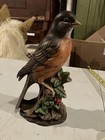 Vintage Robin Bird Ceramic Figurine