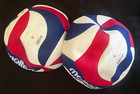 2 Molten V5m5000-3n Flistatec Ncaa Volleyball - Red white blue