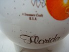 Treasure Craft Usa Piggy Bank  florida  With Oranges Excellent Condition 4 1 2 