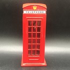 London Red Telephone Booth Phone Box Piggy Bank Money Saving Coin Box Metal 5 5 