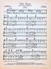 Tall Hope Sheet Music Wildcat Lucille Ball 1960 Broadway Musical Flop Cy Coleman