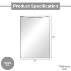 9  X 12  Clear Poly Bags 1-mil Lay-flat Open Top Plastic Packaging Packing 1000